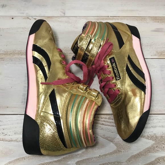 Reebok Shoes - Limited Edition Reebok Classic Gold Hi-top
